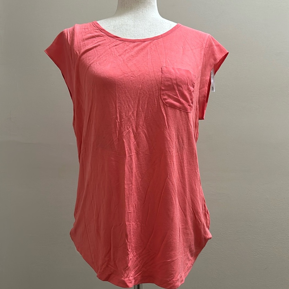 Coral Calvin Klein t shirt.
